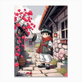 Chinese Boy Canvas Print