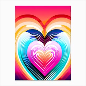 Abstract Heart 4 Canvas Print