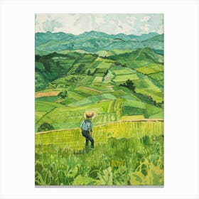 Rice Fields Canvas Print