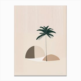 Palawan Philippines Simplistic Tropical Destination Canvas Print
