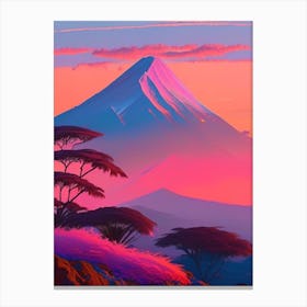 Mount Kilimanjaro Dreamy Sunset 4 Canvas Print