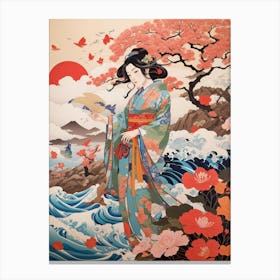 Geisha 7 Canvas Print