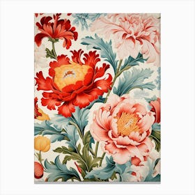 Floral Wallpaper 138 Canvas Print