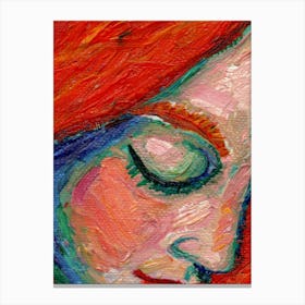 Red Haired Woman Canvas Print