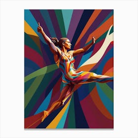 Olympic Athlete Canvas Print