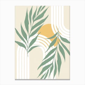 Palm Leaves Canvas Print