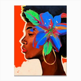 Girl in Brazil 4 Canvas Print