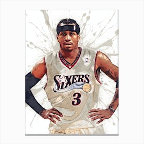 Allen Iverson Philadelphia Sixers Canvas Print