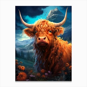 Highland Cow 2 Canvas Print