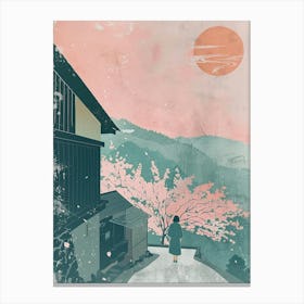 Gero Japan 4 Retro Illustration Canvas Print