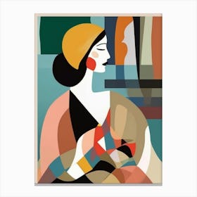 Woman With A Baby Canvas Print