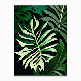 Valerian Leaf Vibrant Inspired 2 Canvas Print