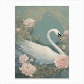 Elegant Swan Canvas Print