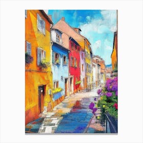 Colorful Street Canvas Print