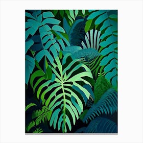 Dwarf Tree Fern Vibrant Canvas Print