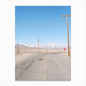 Stopped In Inyo Canvas Print