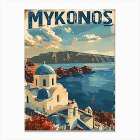 Mykonos Canvas Print