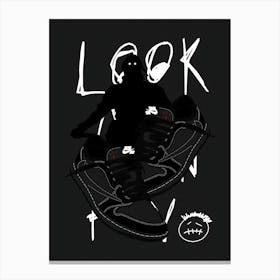 Nike Look At Me Canvas Print