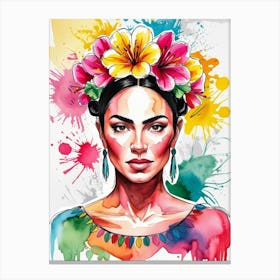 Mexican Girl Canvas Print