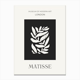 Matisse Black Cutouts Canvas Print