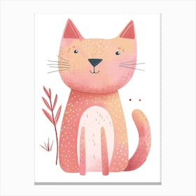 Pixiebob Cat Clipart Illustration 3 Canvas Print