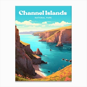 Channel Islands National Park California Hiking Travel Art Canvas Print