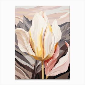 Tulip 2 Flower Painting Canvas Print