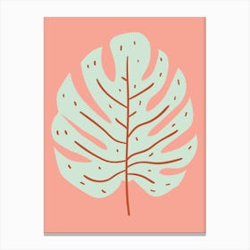 Tropical Leaf 1 Canvas Print