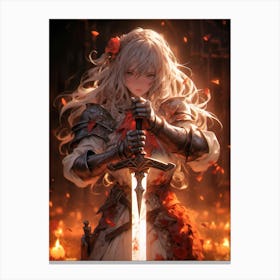 Sword Maiden Goblin Slayer Canvas Print