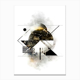 Poster Geometrical Abstraction Illustration Art 02 Canvas Print