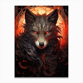 Wolf Devil Canvas Print