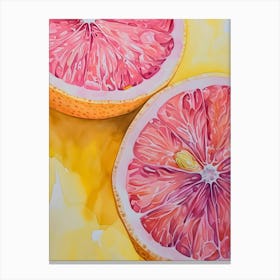 Grapefruits Canvas Print