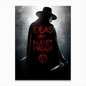 V For Vendetta II Canvas Print