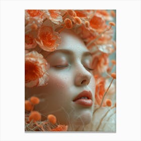 Flower Girl 3 Canvas Print