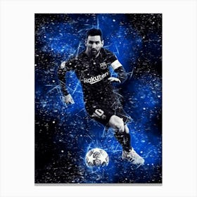 Lionel Messi Skill Canvas Print
