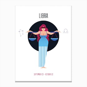 Libra Canvas Print