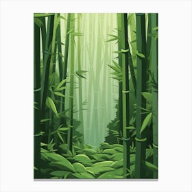 Green Forest Nature - Landscape Canvas Print