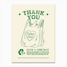 Thank You 4 Canvas Print