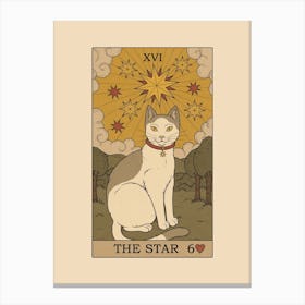 The Star Cat Canvas Print