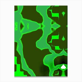 Abstract Green Canvas Print