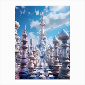 Chess Game 2 Canvas Print