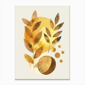 Golden Leaves 41 Canvas Print