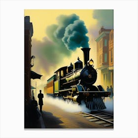 Steam Locomotive 2 Canvas Print