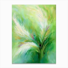 Abstract - Green Grass Canvas Print