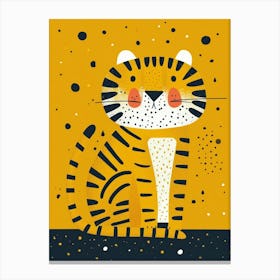 Yellow Tiger 2 Canvas Print