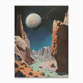 'Alien Landscape' Canvas Print