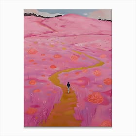 Pink Field Canvas Print