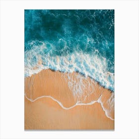 Aerial View Of A Beach 138 Canvas Print