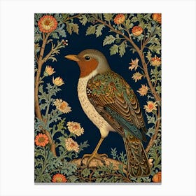 William Morris Robin 4 Canvas Print