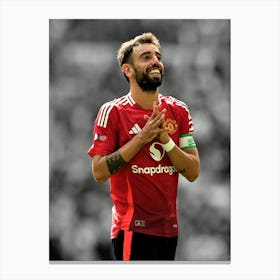 Bruno Fernandes Manchester United Canvas Print